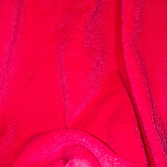 Hot pink terry towel strapless beach dress with slit - Picture 3 of 6